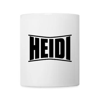 t-shirt Heidi t-shirt idée cadeau - Mug blanc - blanc - Devant