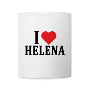 t-shirt J’adore Helena idée cadeau t-shirt - Mug blanc - blanc - Devant