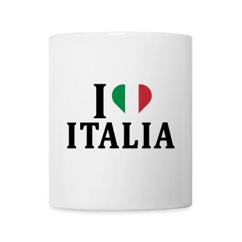 t-shirt I love Italy flag t-shirt gift - Mug - white - Front
