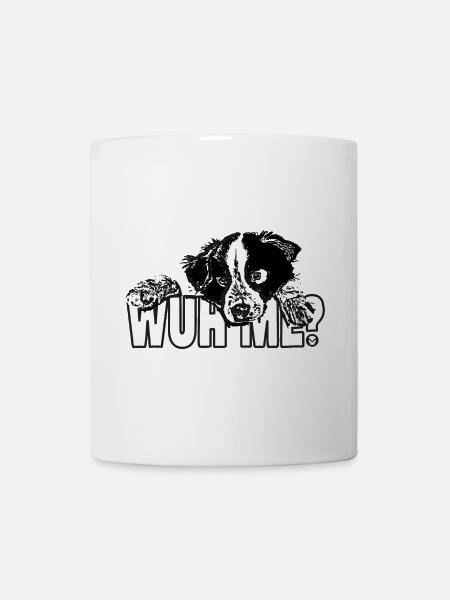 Qu’est-ce que je suis censé être - un chiot innocent - Mug blanc - blanc