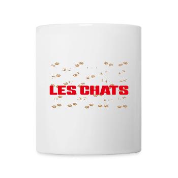 Chiens Maîtres Chats Serveurs - Mug blanc - blanc - Devant