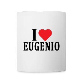 t-shirt I love Eugenio t-shirt gift idea - Mug - white - Front