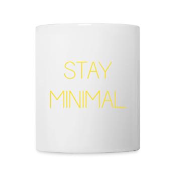 Stay Minimal - Mug - white - Front