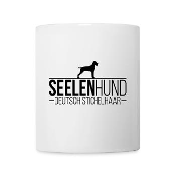 Deutsch Stichelhaar Seelenhund Hund Hunde Wilsigns - Tasse - Weiß - Vorne