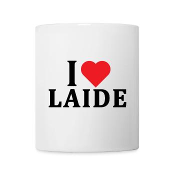 t-shirt I love Laide t-shirt gift idea - Mug - white - Front
