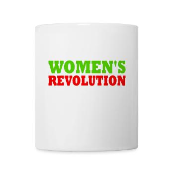 Womens revolution - Mug blanc - blanc - Devant