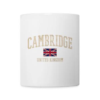 Cambridge UK Vintage Flag Banner - Mug - white - Front