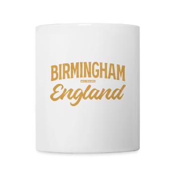 Birmingham England Vintage Script - Tasse - Weiß - Vorne