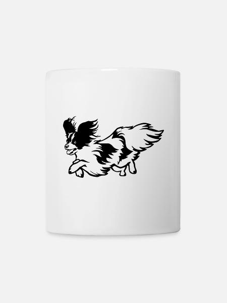 Papillon - Tasse - Weiß