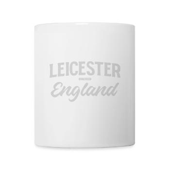 Leicester England Vintage Script - Mug - white - Front