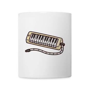 Melodica Reggae Rasta Dub Roots Music - Tasse - Weiß - Vorne