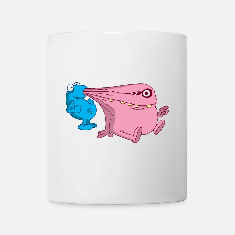 Monstre aspirateur d'énergie - Mug blanc - blanc