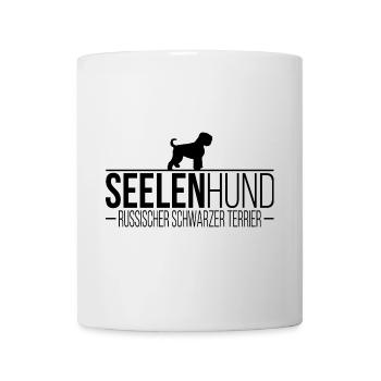 Russischer Schwarzer Terrier Seelenhund Hunde Hund - Tasse - Weiß - Vorne