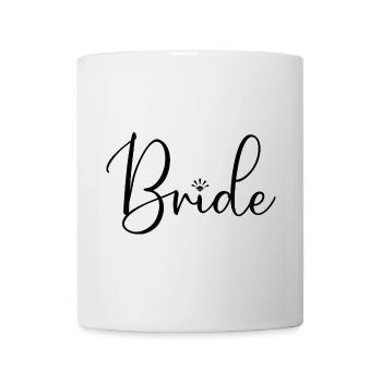Braut Passende Verlobung Braut Dusche Hochzeit - Tasse - Weiß - Vorne