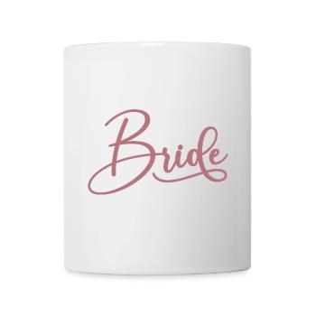 Braut passende Verlobung Brautdusche Hochzeit - Tasse - Weiß - Vorne