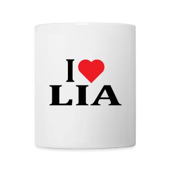 t-shirt name I love Liala t-shirt gift idea - Mug - white - Front
