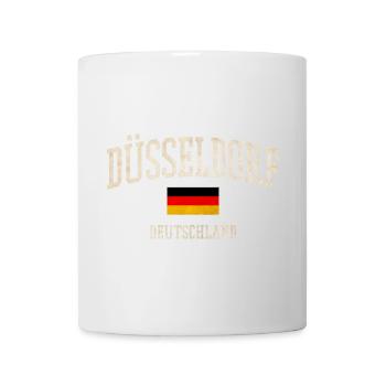Dusseldorf Flag Vintage - Mug - white - Front