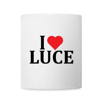 Name T-Shirt I love Light T-Shirt Geschenkidee - Tasse - Weiß - Vorne