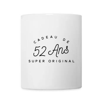 Cadeau 52 ans  - Mug blanc - blanc - Devant