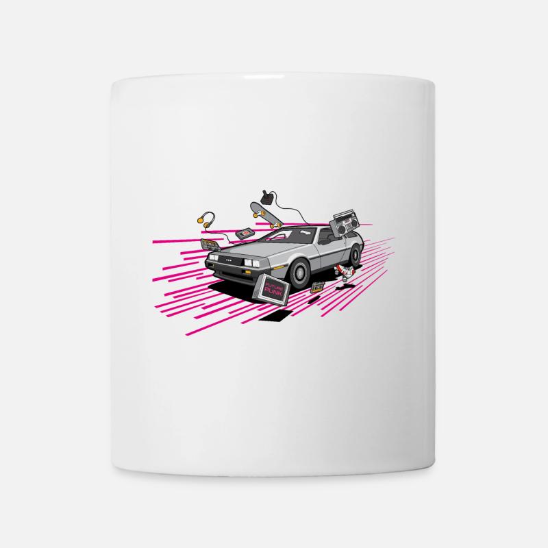 Delorean Future Punk Oldtimer Youngtimer Retro 80s - Mug blanc - blanc