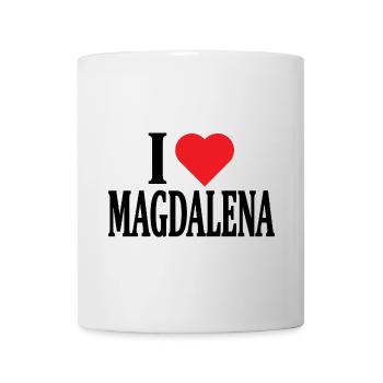t-shirt J’adore Magdalena idée cadeau t-shirt - Mug blanc - blanc - Devant