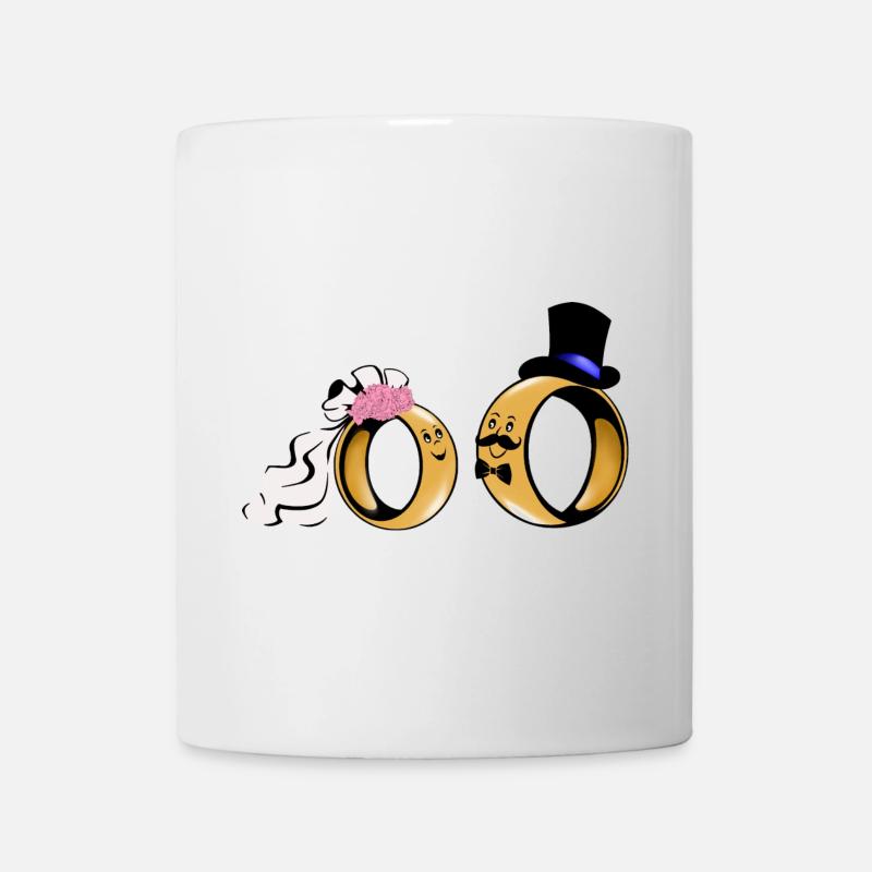 Brautringe Duo Love - Tasse - Weiß
