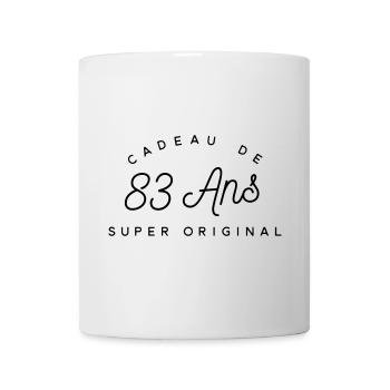 Cadeau 83 ans  - Mug blanc - blanc - Devant