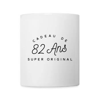 Cadeau 82 ans   - Mug blanc - blanc - Devant