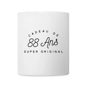 Cadeau 88 ans  - Mug blanc - blanc - Devant