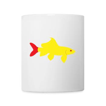 Epalzeorhynchos bicolor rot und gelb - Tasse - Weiß - Vorne