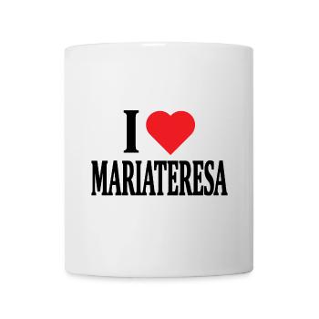 nom du t-shirt J’adore Mariateresa t-shirt - Mug blanc - blanc - Devant