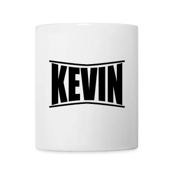 name t-shirt Kevin t-shirt gift idea - Mug - white - Front
