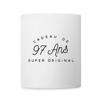 Cadeau 97 ans  - Mug blanc - blanc - Devant