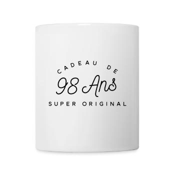  Cadeau 98 ans - Mug blanc - blanc - Devant