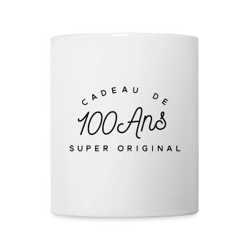 Cadeau 100 ans  - Mug blanc - blanc - Devant