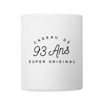 Cadeau 93 ans  - Mug blanc - blanc - Devant