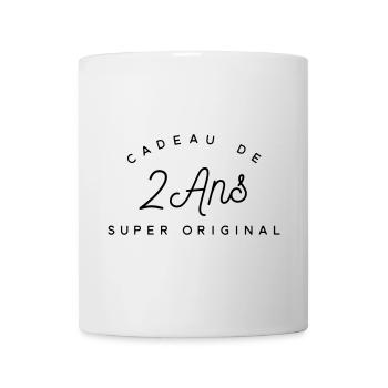 Cadeau 2 ans  - Mug blanc - blanc - Devant