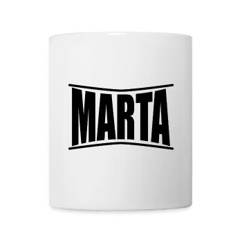 Name T-Shirt Marta T-Shirt Geschenkidee - Tasse - Weiß - Vorne