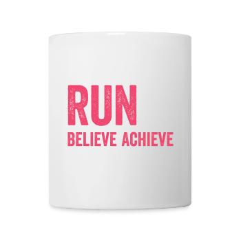 Marathon - Run. Believe. Achieve. - Mug - white - Front