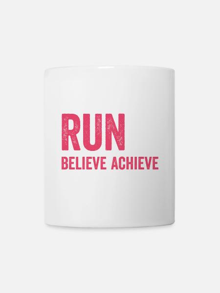 Marathon - Run. Believe. Achieve. - Mug - white