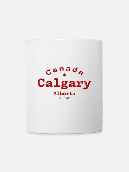 Vintage Calgary Kanada - Tasse - Weiß