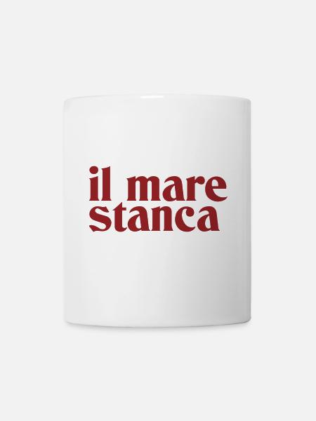Das müde Meer - Tasse - Weiß