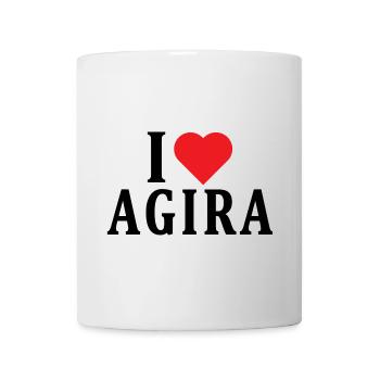 Sicily t-shirt I love Agira t-shirt gift idea - Mug - white - Front