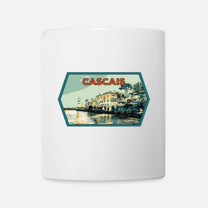 Santa Marta de Cascais Lighthouse, Portugal - Mug - white