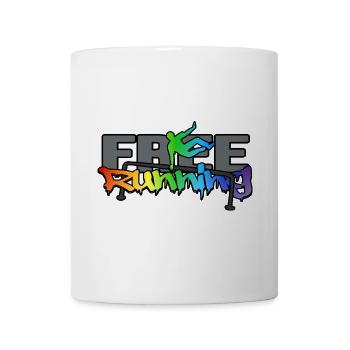 freerunning cityparkour PARKOUR freerun-arc-en-ciel - Mug blanc - blanc - Devant