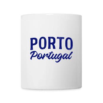 Lettrage Porto Portugal - Mug blanc - blanc - Devant