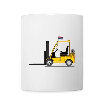 Forklifts Croatia Flag - Mug - white - Front