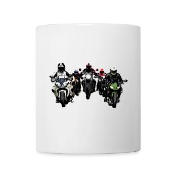 Biker Group Color - Mug - white - Front