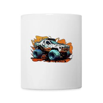 MonsterTruck Offroad Chaos - Tasse - Weiß - Vorne