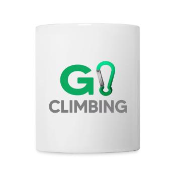 Alpinist Bergsteiger alpin klettern Klettergarten - Tasse - Weiß - Vorne